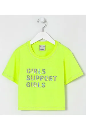Fuzarka Blusa Infantil com Estampa Holográfica - Tam 5 a 14 anos