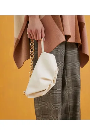Satinato Pochete Vira Bolsa com Alça Corrente