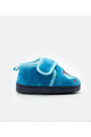 Cubus Pantufa Fechada Infantil com Bordado de Dinossauro - Tam 19/20 ao 27/28