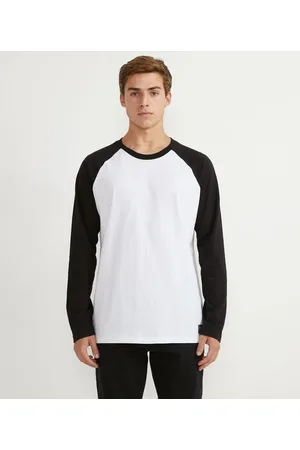 Ripping Camiseta Regular Manga Longa com Estampa Lettering Frontal