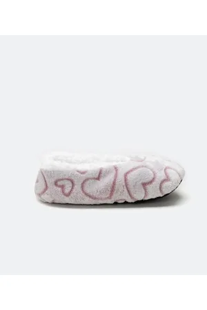 Cubus Pantufa Home Socks com Pelinhos e Textura de Corações