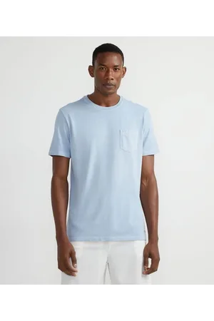 Marfinno Camiseta Manga Curta em Algodão Lavada com Bolso