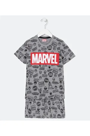 Marvel Pijama Infantil Curto com Estampa da - Tam 1 a 14 anos