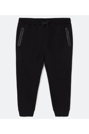 Get Over Calça Jogger Esportiva com Zíper Contrastante nos Bolsos - Plus Size