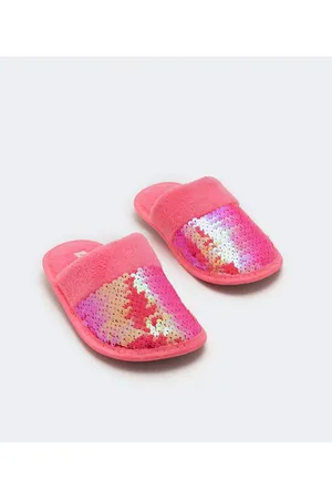 Cubus Pantufa Infantil Chinelo com Paetês - Tam 29/30 ao 35/36