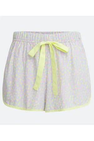 Love & Toast Short de Pijama Runner em Viscose com Estampa de Pintinhas
