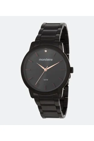 Mondaine Kit Relógio Feminino com Pulseira e Caixa em Aço 53616LPMVPE3K