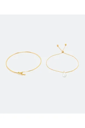 Cubus Kit 2 Pulseiras em Metal com Regulagem e Pendente