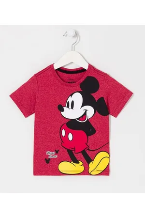 Mickey Mouse Camiseta Infantil com Estampa do Mickey - Tam 1 a 5 anos
