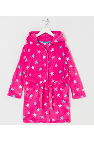 Cubus Roupão Infantil em Fleece com Estampa de Estrelas - Tam PP ao M