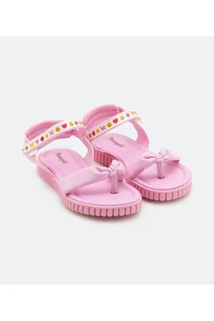 PAMPILI Sandália Rasteira Infantil com Estampas Fofas - Tam 27 ao 34