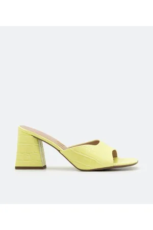 MY SHOES Sandalia Tamanco com Textura
