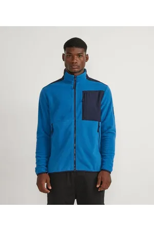 Get Over Jaqueta Esportiva com Bolsos com Zíper e Detalhes em Blocos de Cor