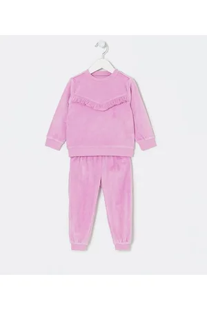 Póim (1 a 5 anos) Conjunto Infantil em Plush com Glitter e Babadinho - Tam 1 a 5 anos