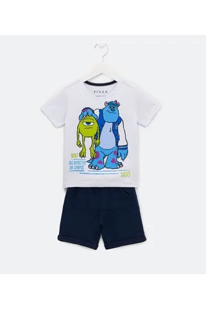 Monstros SA Conjunto Infantil com Estampa - Tam 1 a 5 Anos