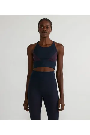 Get Over Top Alongado Esportivo em Poliamida com Bojo e Detalhes Contrastantes