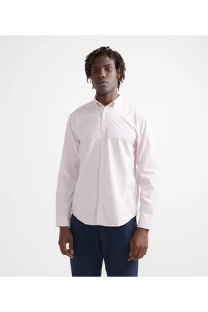 Marfinno Camisa Slim Manga Longa com Estampa Xadrez