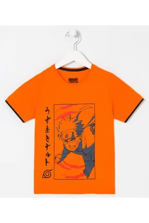 Naruto Camiseta Infantil com Estampa do - Tam 5 a 14 anos