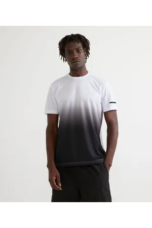 Get Over Camiseta Esportiva Manga Curta em Degradê