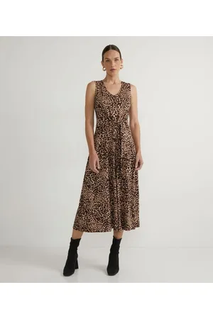 Cortelle Vestido Longo em Viscolycra com Amarração na Cintura