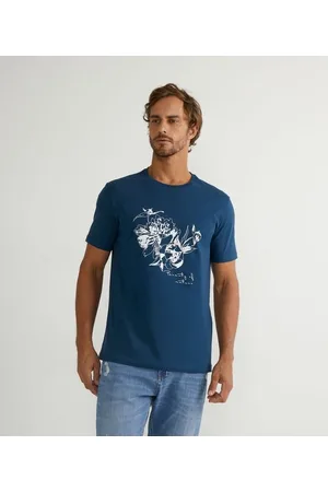 Marfinno Camiseta Comfort em Algodão com Estampa Floral