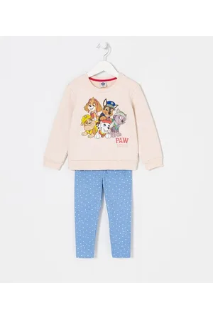 Paw Patrol Conjunto Infantil com Estampa Patrulha Canina - Tam 2 a 6 Anos