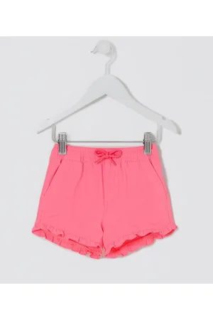 Póim (1 a 5 anos) Short Infantil com Babadinhos - Tam 1 a 5 anos