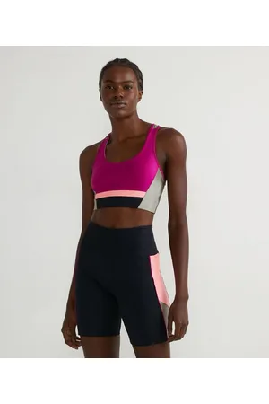 Get Over Top Nadador Esportivo em Poliamida Color Block e Detalhes Contrastantes