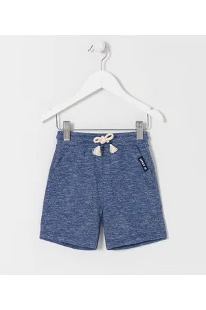 Póim (1 a 5 anos) Bermuda Infantil com Bolsos - Tam 1 a 5 anos