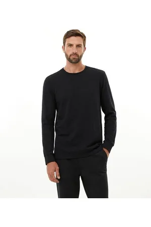 Marfinno Camiseta Regular em Algodão Manga Longa