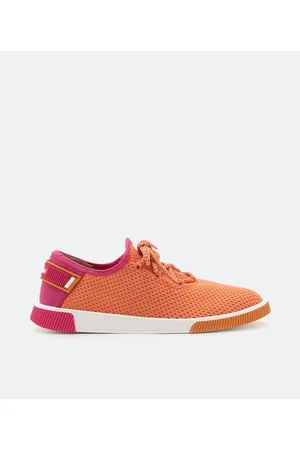 MOLECA Tênis Knit com Bico Redondo