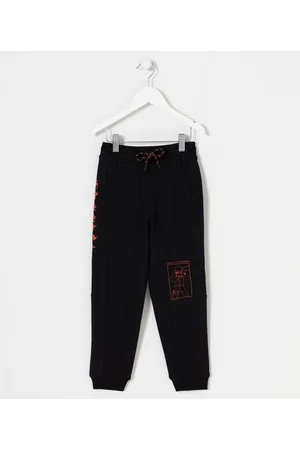 Naruto Calça Infantil com Estampa de e Recortes Texturizados - Tam 5 a 14 anos