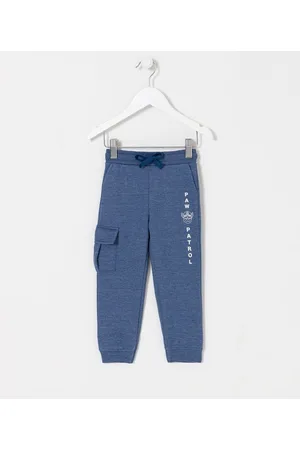 Paw Patrol Calça Infantil em Moletom com Estampa Patrulha Canina e Bolso Cargo - Tam 1 a 5 anos