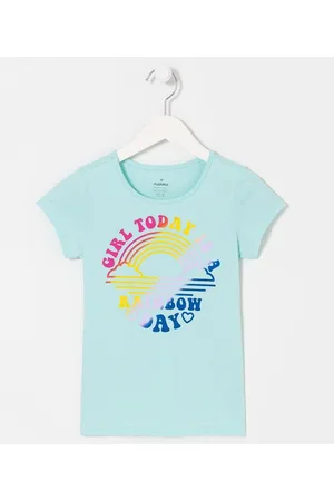 Fuzarka Camiseta Infantil com Estampa Degradê - Tam 5 a 14 anos
