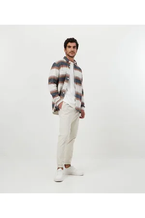 Request Calça Jogger em Algodão Texturizado com Cós Elástico