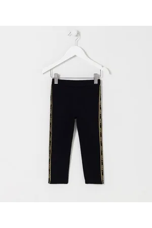 Póim (1 a 5 anos) Calça Legging Infantil em Molecotton com Faixas Laterais - Tam 1 a 5 anos