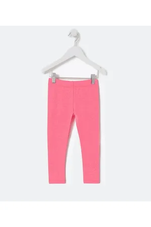 Póim (1 a 5 anos) Calça Legging Infantil Quentinha Neon com Glitter - Tam 1 a 5 anos