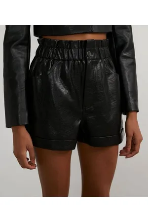 Blue Steel Short Clochard em Material Sintético com Barra Italiana