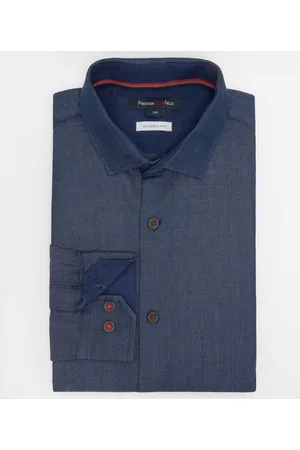 Preston Field Camisa Manga Longa Comfort Denim