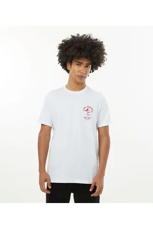 Mickey Mouse Camiseta em Meia Malha com Estampa Mickey Vintage
