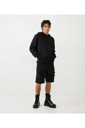 Blue Steel Bermuda Slim em Jeans com Rasgos e Puídos