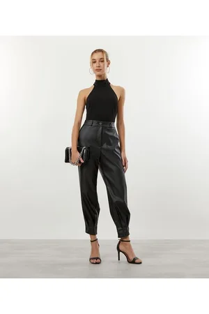Blue Steel Body Regata em Crepe com Gola Halter sem Estampa