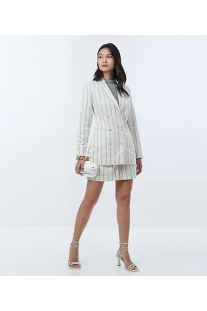 Cortelle Bermuda Alfaiataria com Listras