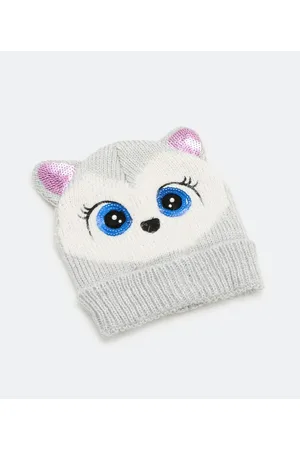 Cubus Gorro Infantil com Bordado de Coruja e Detalhes de Paetês