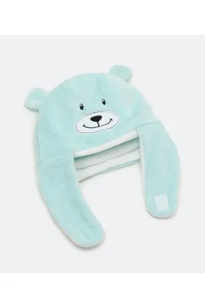 Cubus Gorro Infantil em Fleece com Bordado de Ursinho