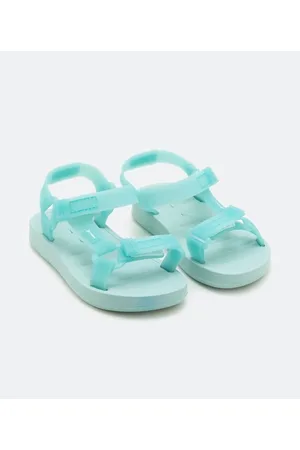 GRENDENE Sandalia Papete Infantil Rider com Tiras de Velcro - Tam 19 ao 26/27