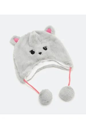 Cubus Gorro Infantil com Bordado de Carinha Fofa com Pompons