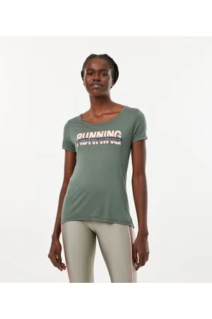Get Over Camiseta Esportiva em Viscose com Lettering Running Everywhere