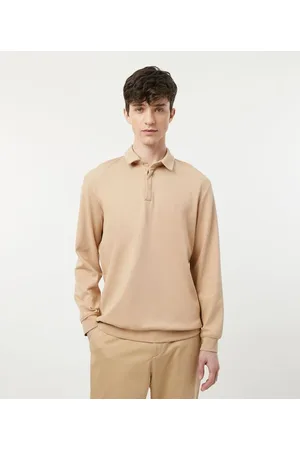 Request Polo em Algodão com Manga Longa e Barra Ajustadas