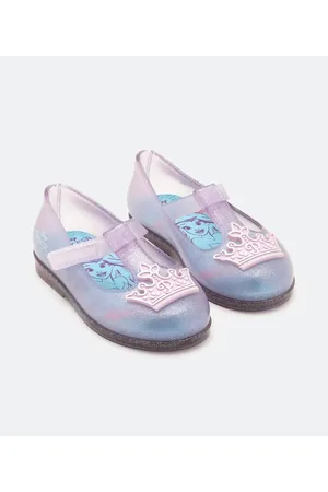 GRENDENE Sapatilha Infantil com Glitter e Patch de Coroa - Tam 19 ao 25